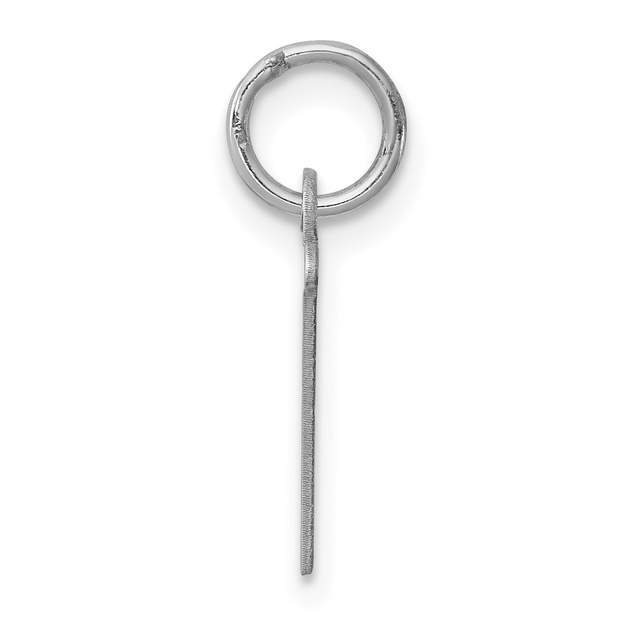 Sterlingsilber Rhodiniert Buchstabe T Initiale Charm