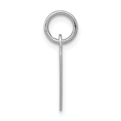 Sterlingsilber Rhodiniert Buchstabe V Initiale Charm