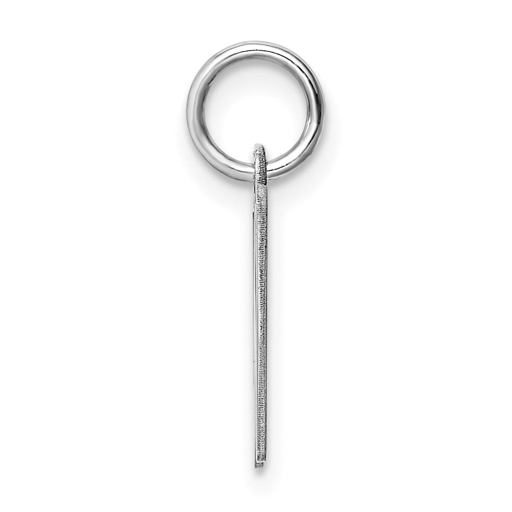 Sterlingsilber Rhodiniert Buchstabe W Initiale Charm