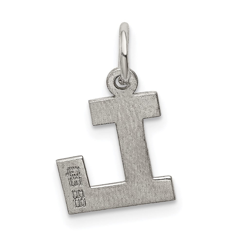 Sterlingsilber Rhodiniert Block Buchstabe L Initiale Charm