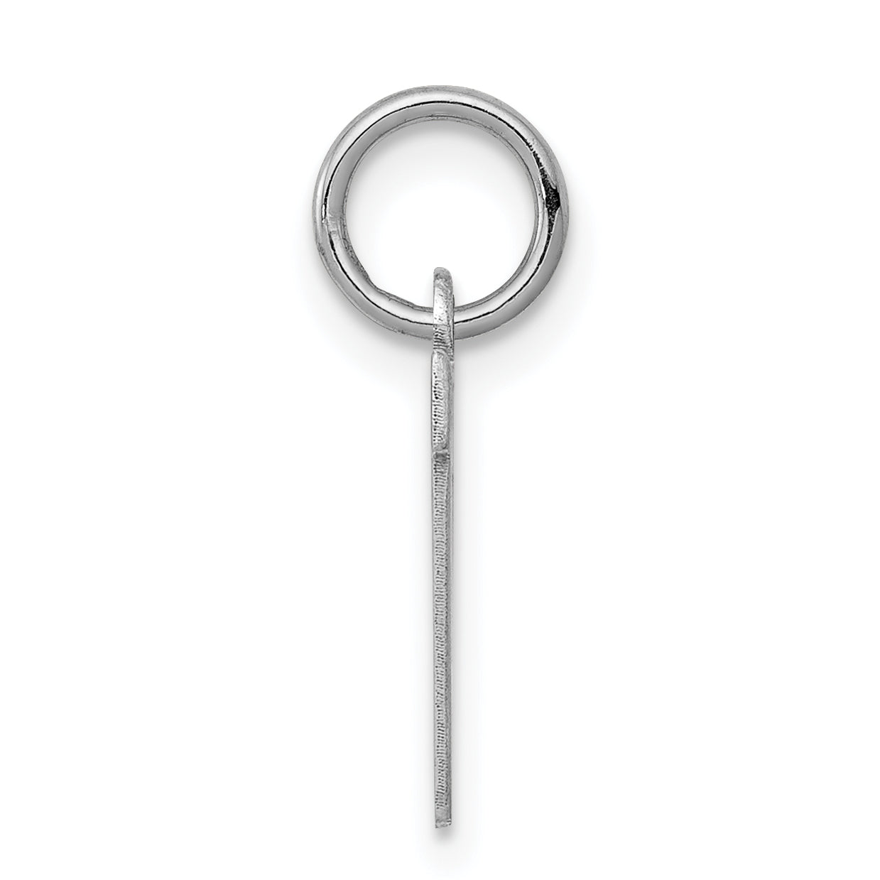 Sterlingsilber Rhodiniert Block Buchstabe V Initiale Charm