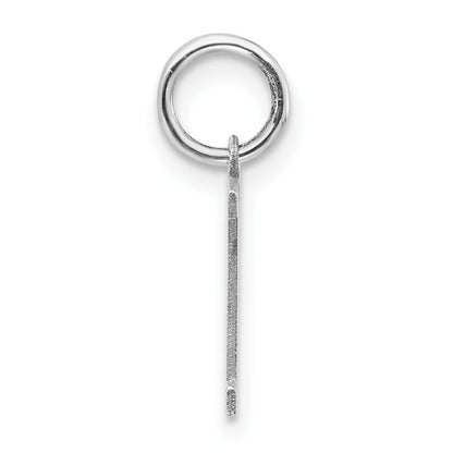Sterlingsilber Rhodiniert Block Buchstabe Y Initiale Charm