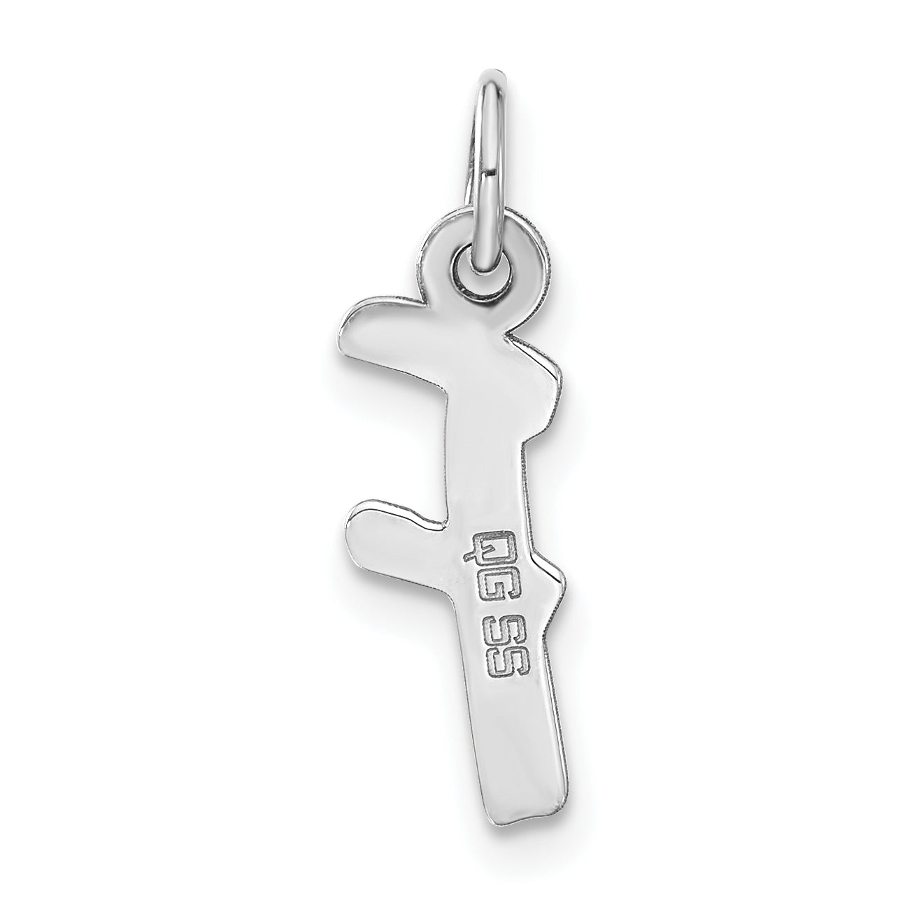Sterlingsilber Mittel Initiale F Charm