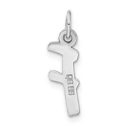 Sterlingsilber Mittel Initiale F Charm