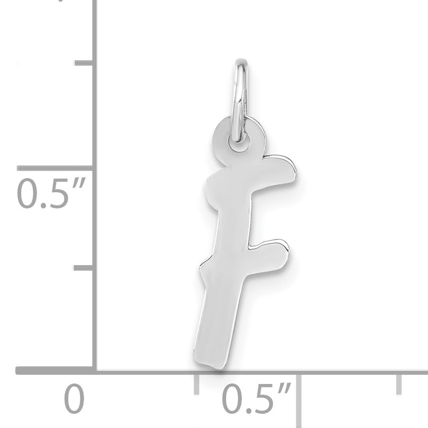 Sterlingsilber Mittel Initiale F Charm