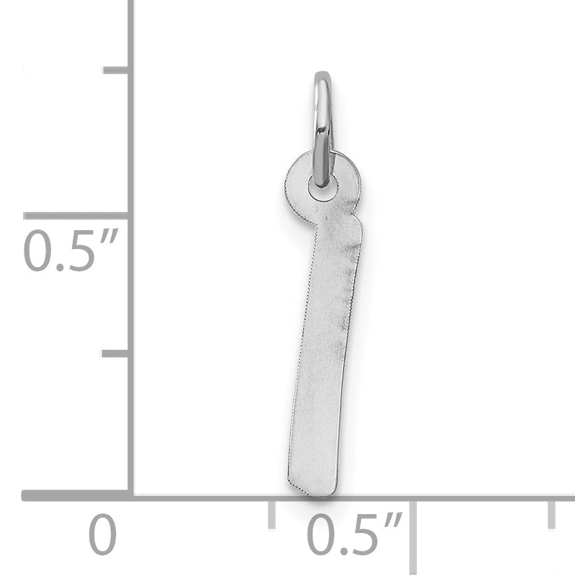 Sterlingsilber Mittel Initiale I Charm
