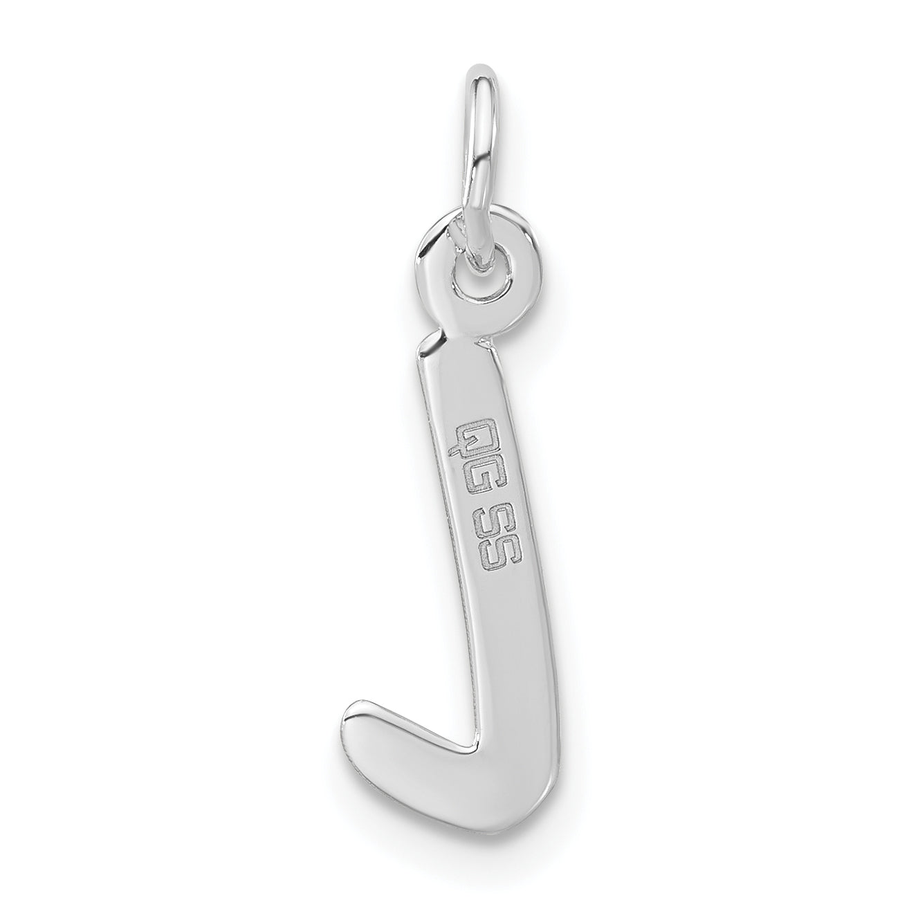 Sterlingsilber Poliert Mittel Initiale L Charm