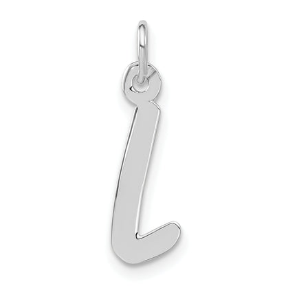 Sterlingsilber Poliert Mittel Initiale L Charm