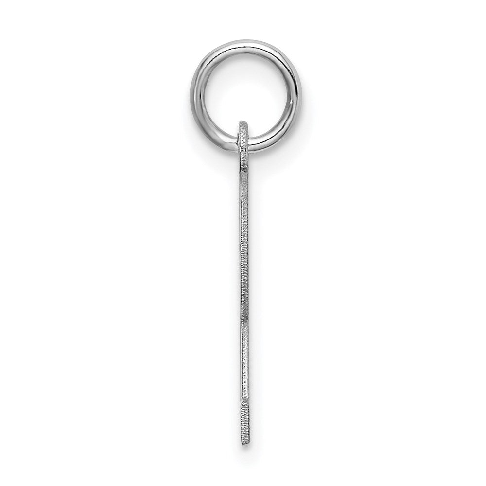 Sterlingsilber Rhodiniert Block Buchstabe R Initiale Charm