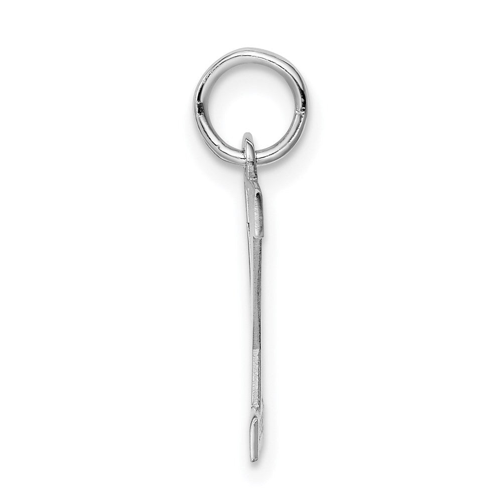 Sterlingsilber Rhodiniert Block Buchstabe Y Initiale Charm