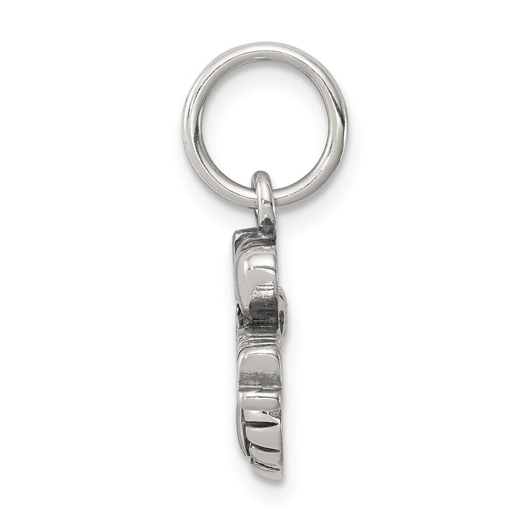 Sterlingsilber Antik I (heart) Volleyball Charm