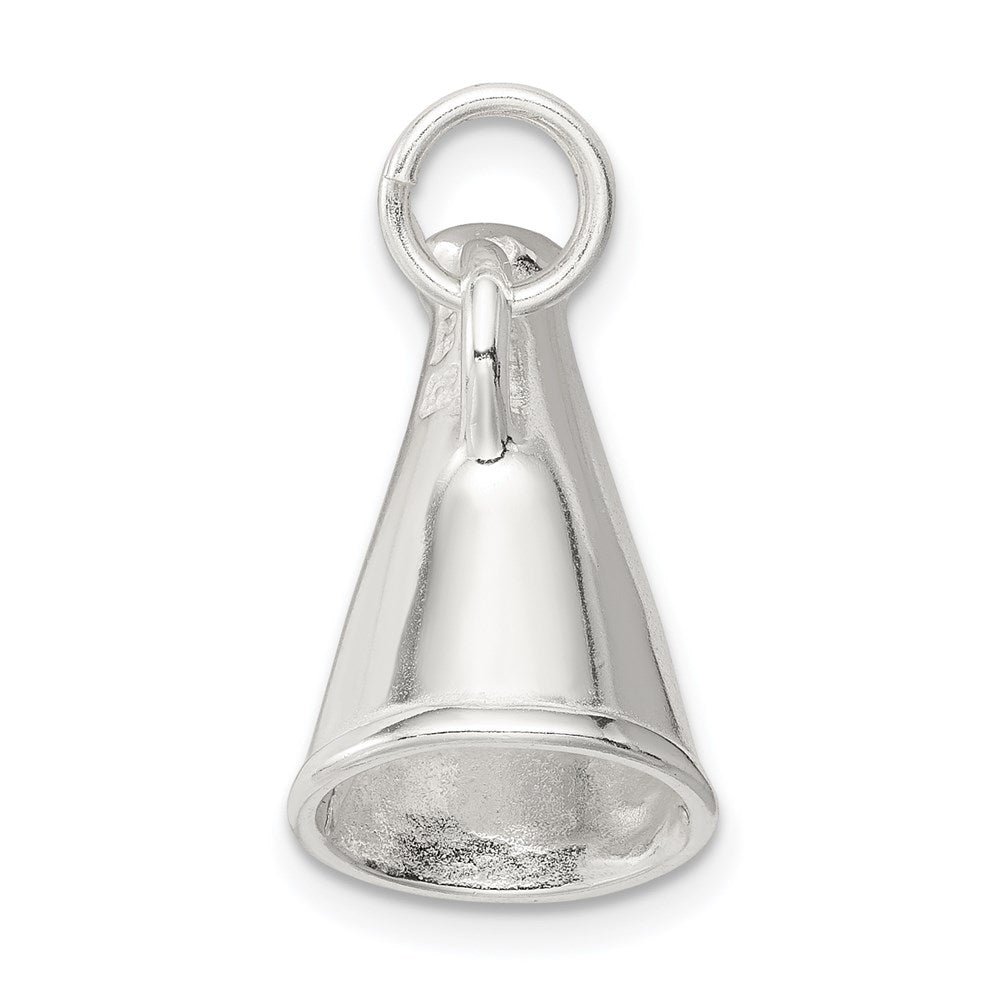 Sterlingsilber Rhodiniert Megaphone Charm