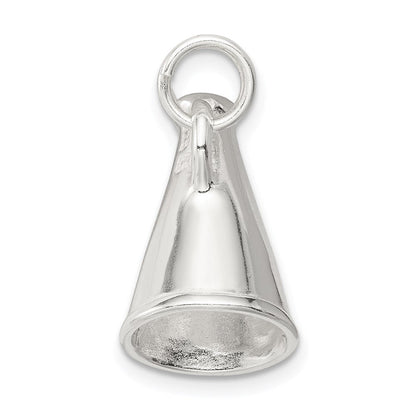 Sterlingsilber Rhodiniert Megaphone Charm