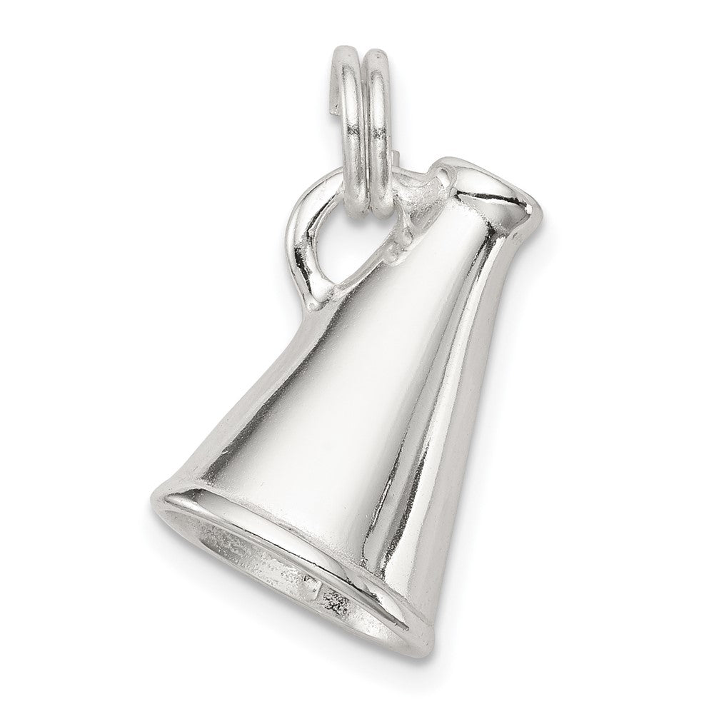 Sterlingsilber Rhodiniert Megaphone Charm