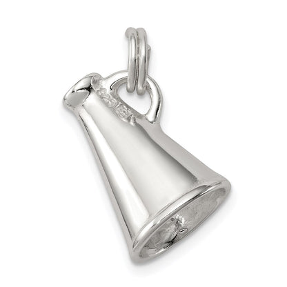 Sterlingsilber Rhodiniert Megaphone Charm