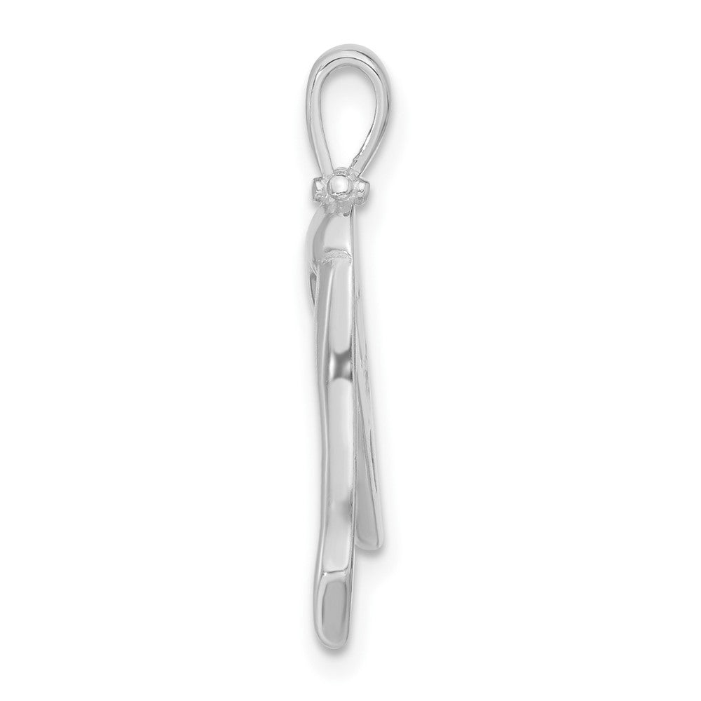 Sterlingsilber Person Stretching Anhänger