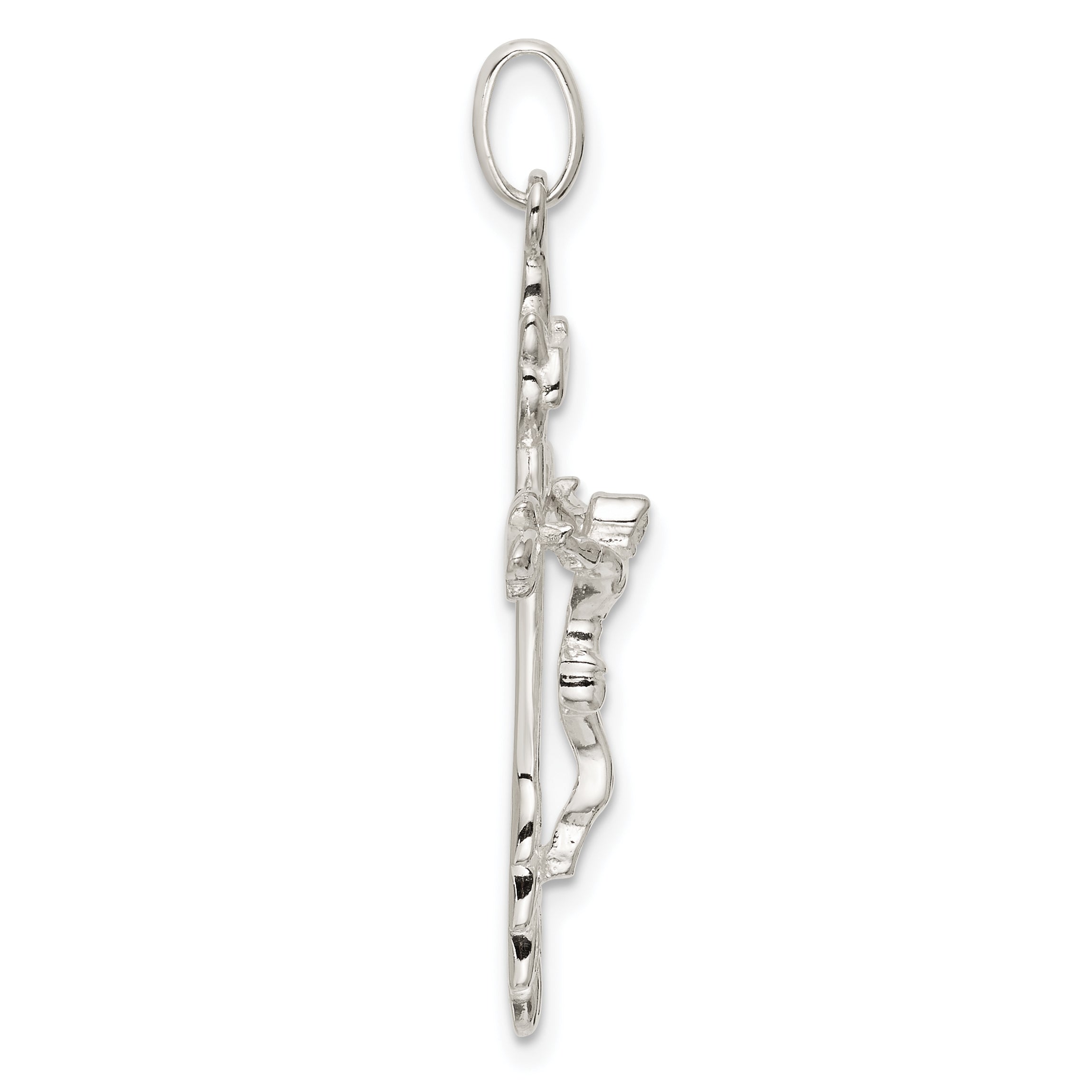 Sterlingsilber Inri Kruzifix Charm
