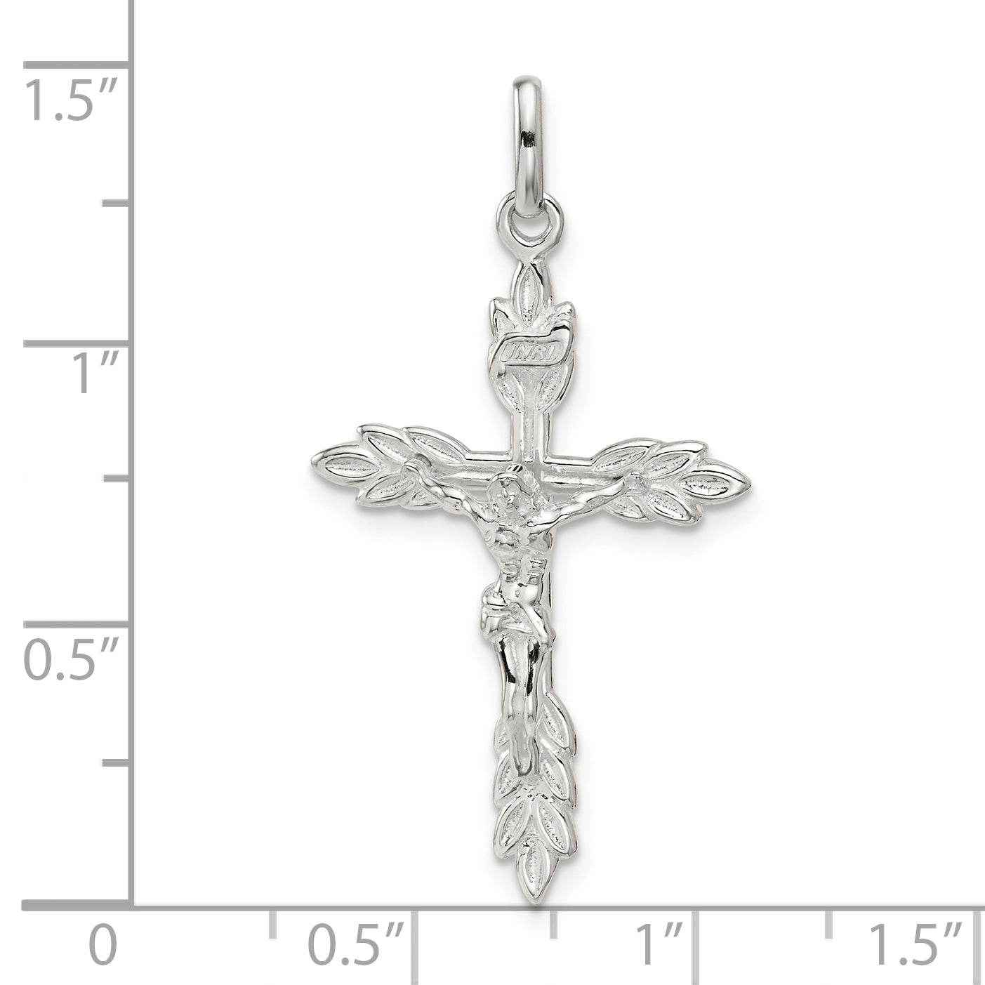 Sterlingsilber Inri Kruzifix Charm