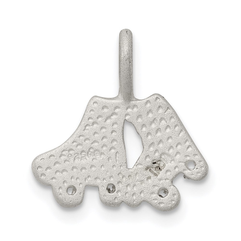 Sterlingsilber Roller Skates Anhänger