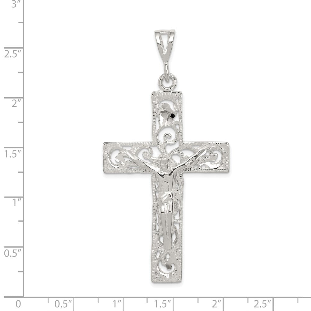 Sterlingsilber Kruzifix Anhänger