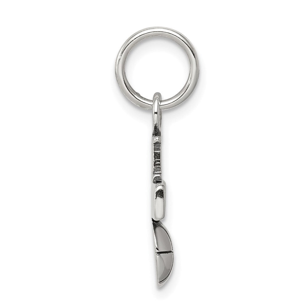 Sterlingsilber Antik I (heart) Basketball Charm