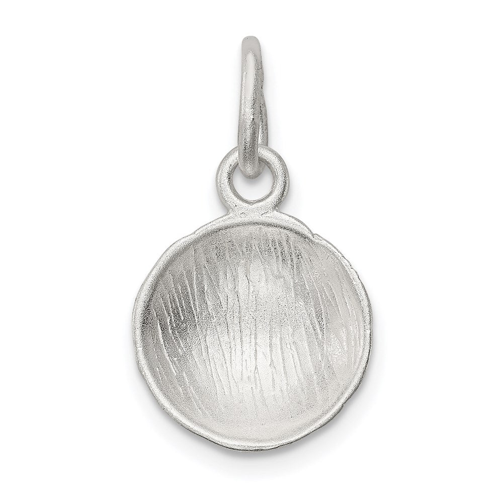 Sterlingsilber Diamantiert Fußball Kugel Charm