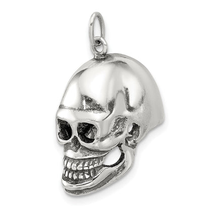 Sterlingsilber Totenkopf Anhänger