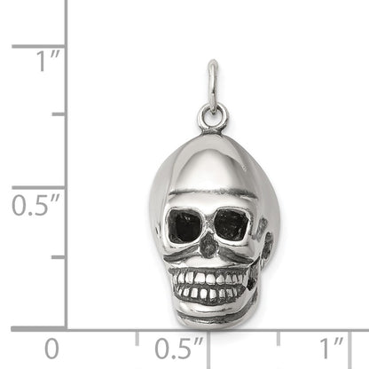 Sterlingsilber Totenkopf Anhänger