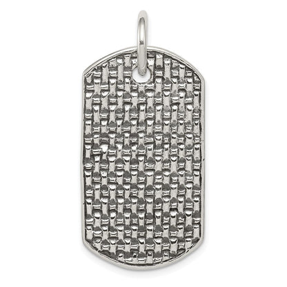Sterlingsilber Erkennungsmarke Anhänger