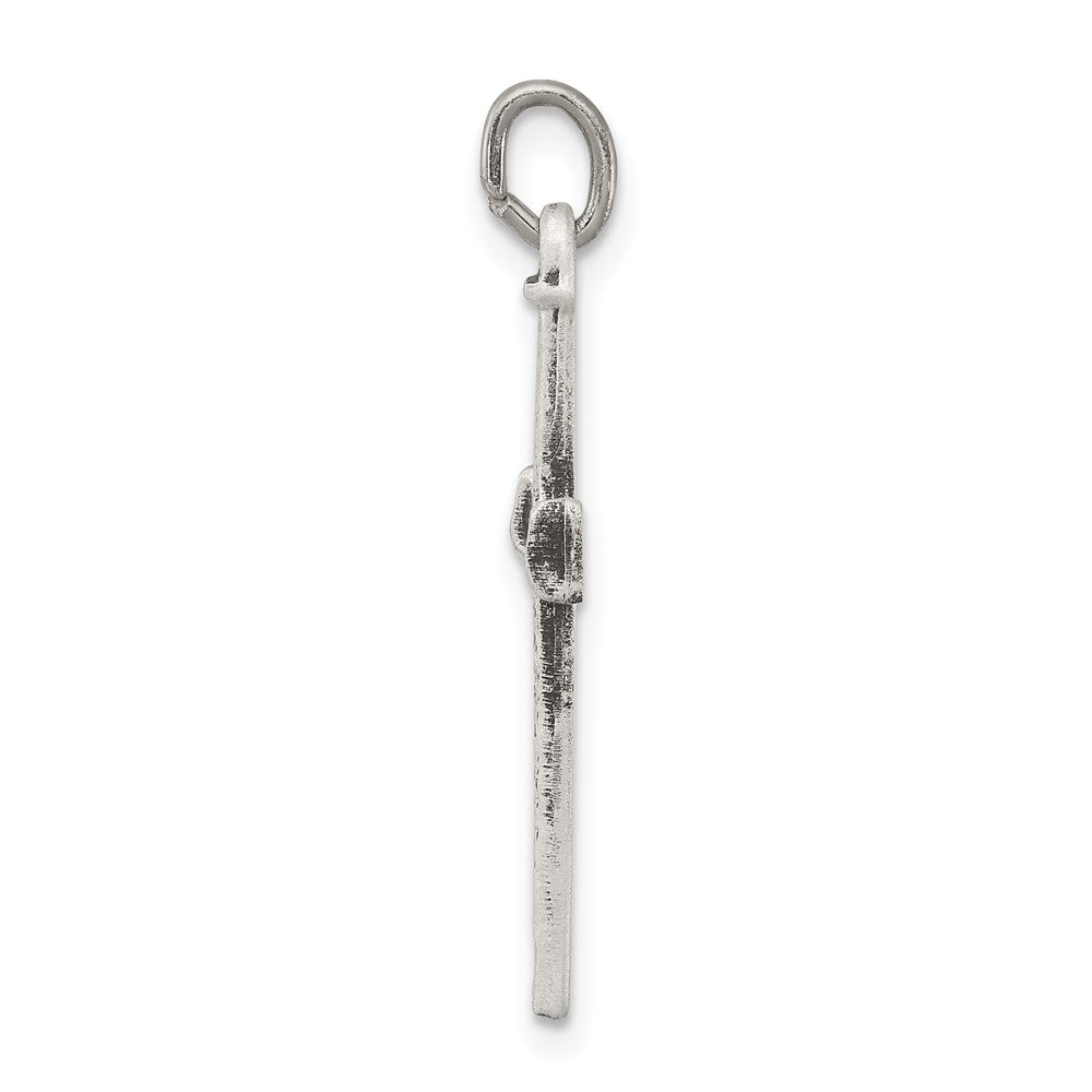 Sterlingsilber Antikisiert Nail Kreuz Anhänger