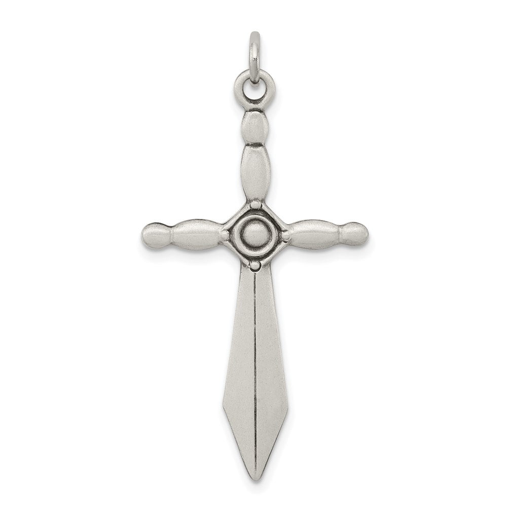 Sterlingsilber Sword Kreuz Anhänger