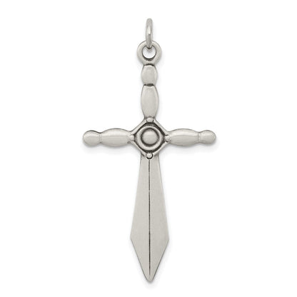 Sterlingsilber Sword Kreuz Anhänger