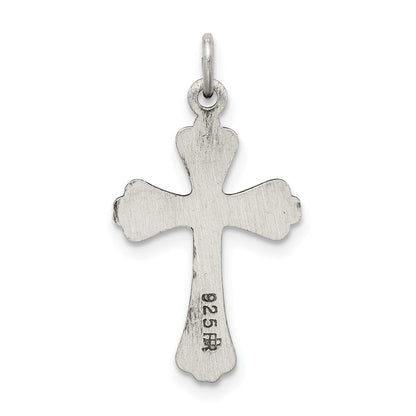 Sterlingsilber Antikisiert Kreuz Charm
