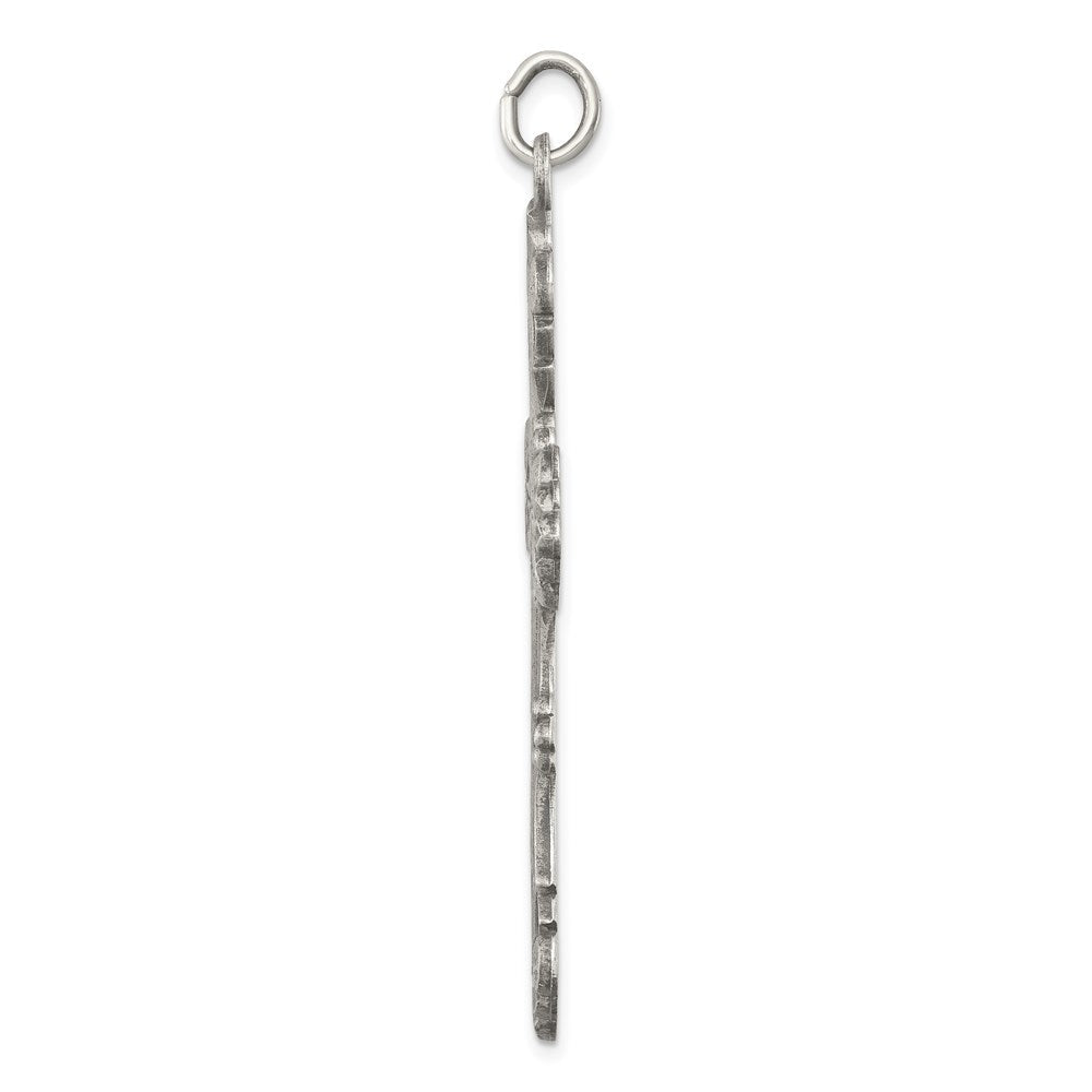 Sterlingsilber Antikisiert Kreuz Anhänger