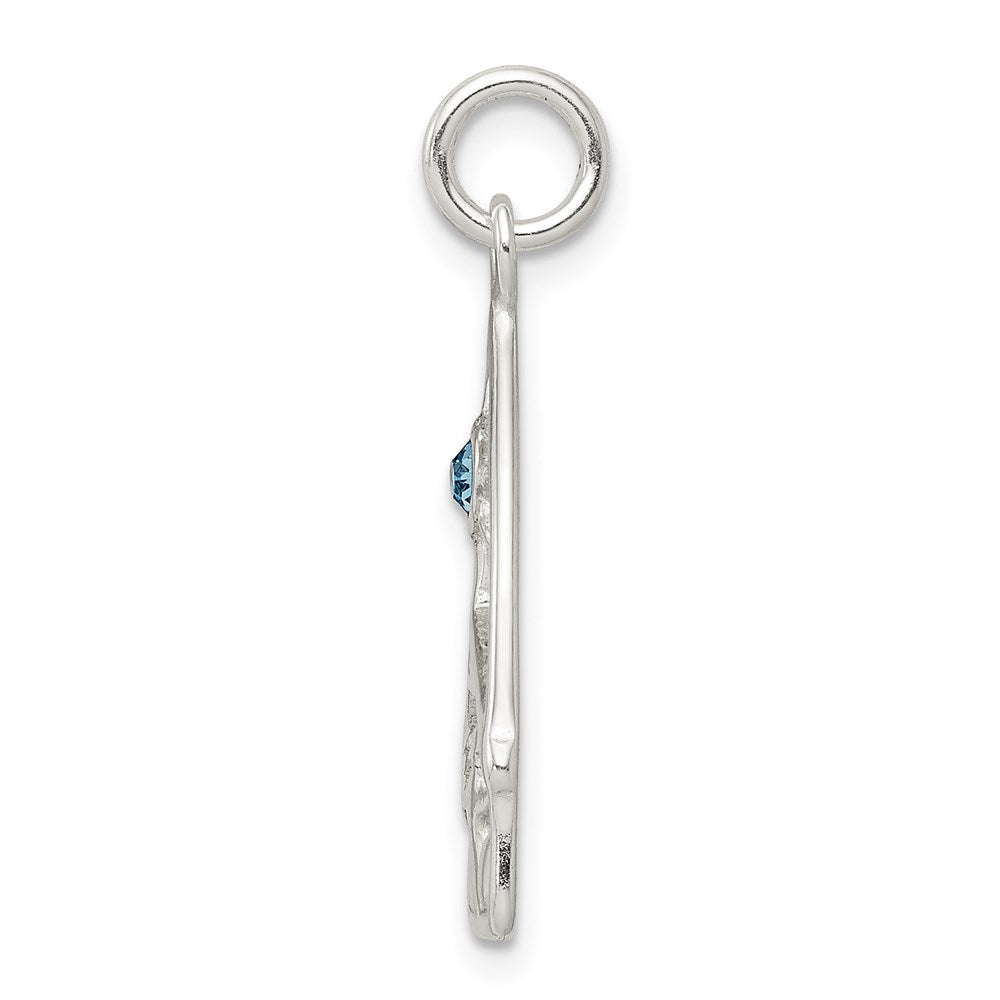 Sterlingsilber & Stellux Kristall Nativity Charm