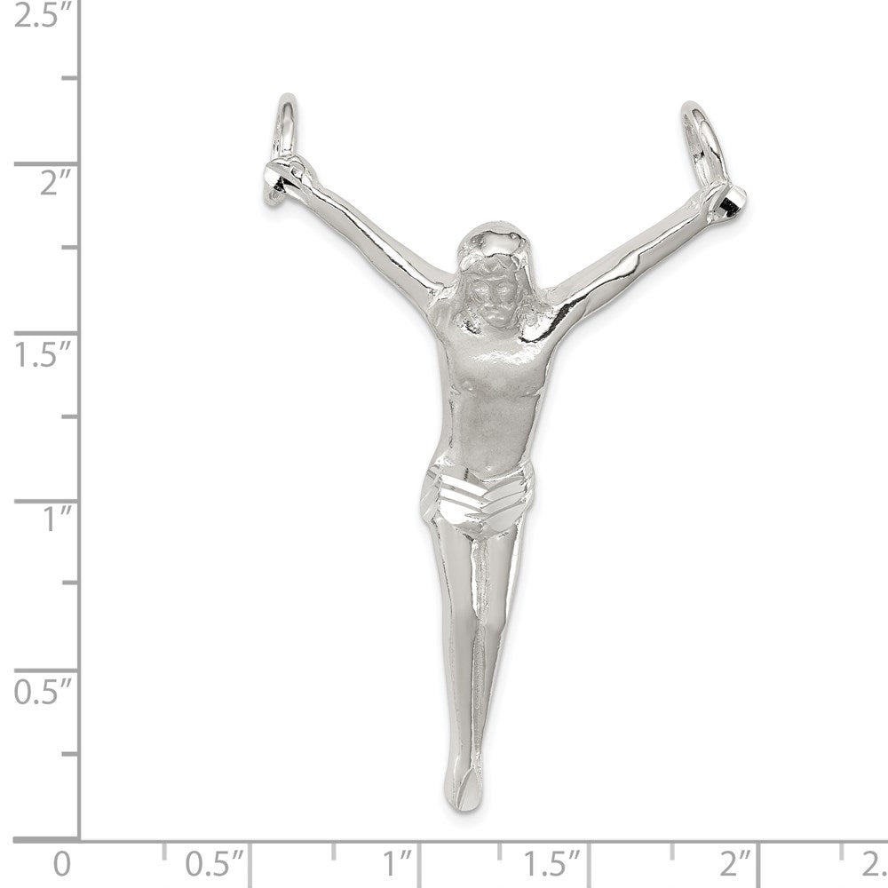 Sterlingsilber Corpus (crucified Christus) Anhänger