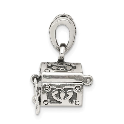 Sterlingsilber Antikisiert Chest Anhänger