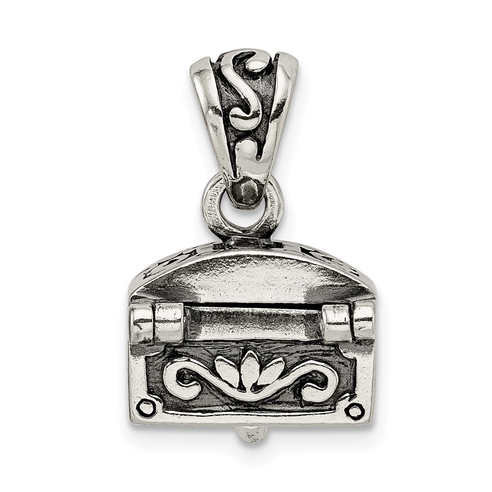 Sterlingsilber Antikisiert Chest Anhänger