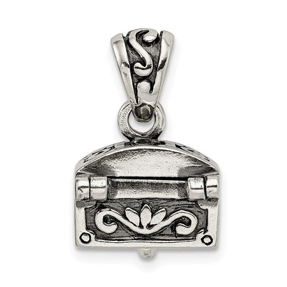 Sterlingsilber Antikisiert Chest Anhänger
