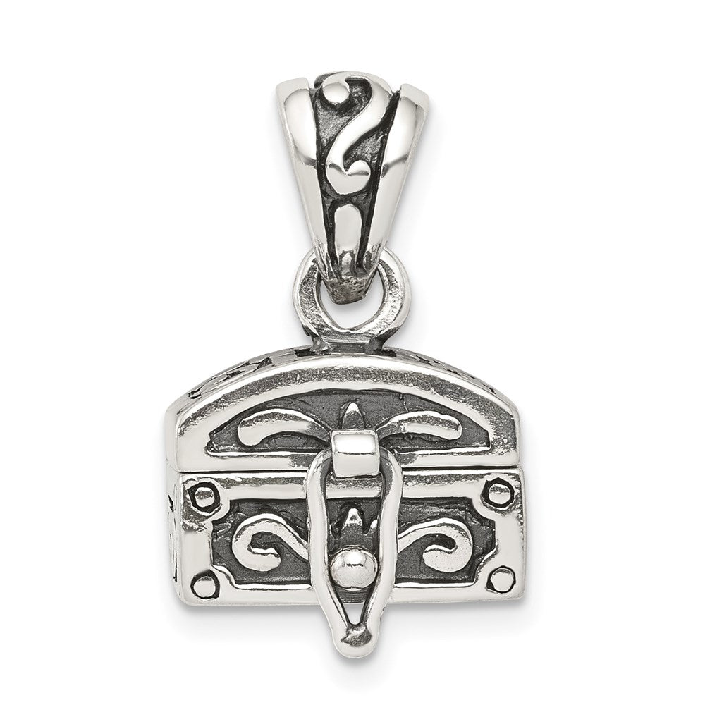 Sterlingsilber Antikisiert Chest Anhänger