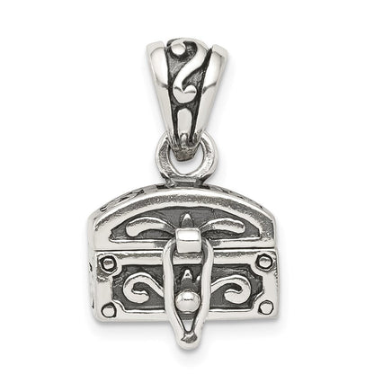 Sterlingsilber Antikisiert Chest Anhänger