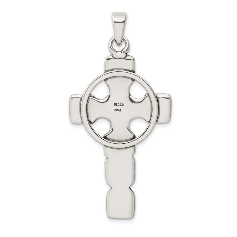 Sterlingsilber Antikisiert Keltisch Kreuz Anhänger