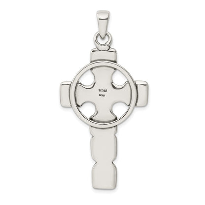 Sterlingsilber Antikisiert Keltisch Kreuz Anhänger