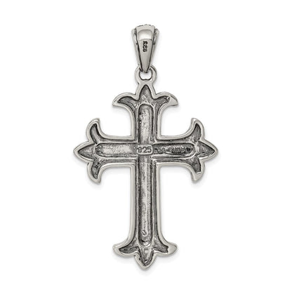 Sterlingsilber Markasit Kreuz Anhänger