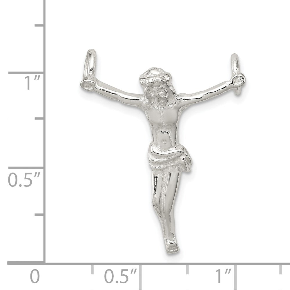 Sterlingsilber Corpus (crucified Christus) Anhänger