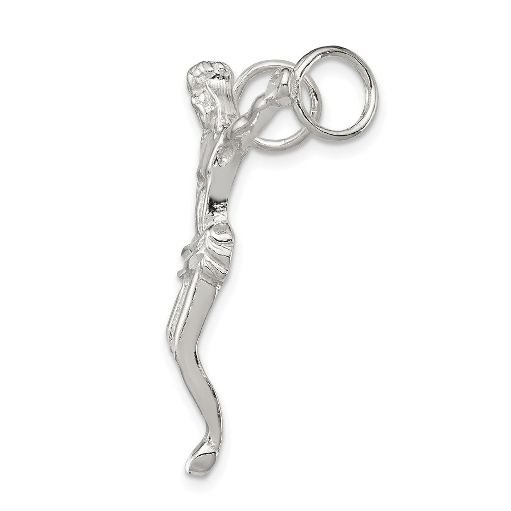Sterlingsilber Corpus (crucified Christus) Anhänger