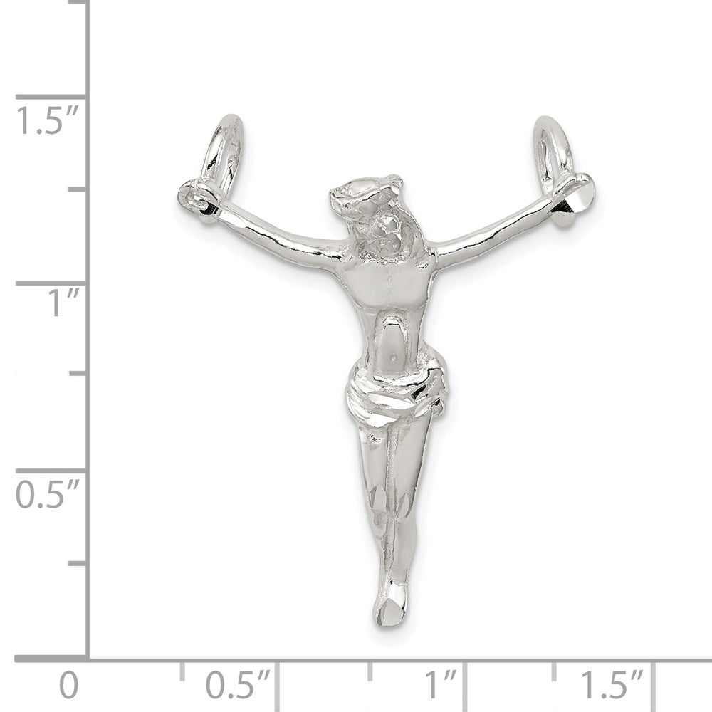 Sterlingsilber Corpus (crucified Christus) Anhänger