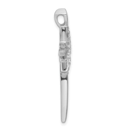 Sterlingsilber Zirkonia Kreuz Anhänger