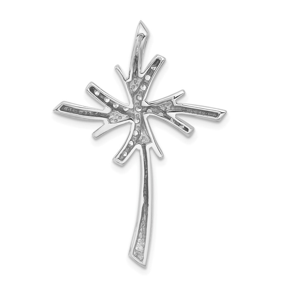 Sterlingsilber Zirkonia Kreuz Anhänger