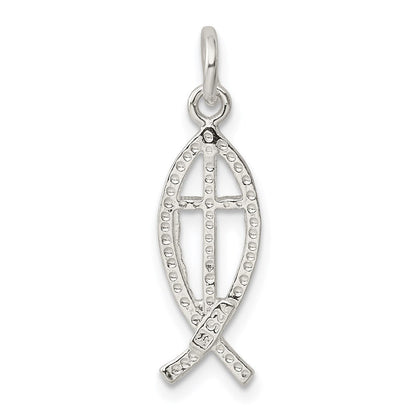 Sterlingsilber Ichthus (fish) Charm
